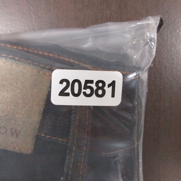 Mott & Bow Jeans Mens 32x32 Blue Slim Dark Wash Straight Zip Fly Denim Pants - Picture 11 of 11